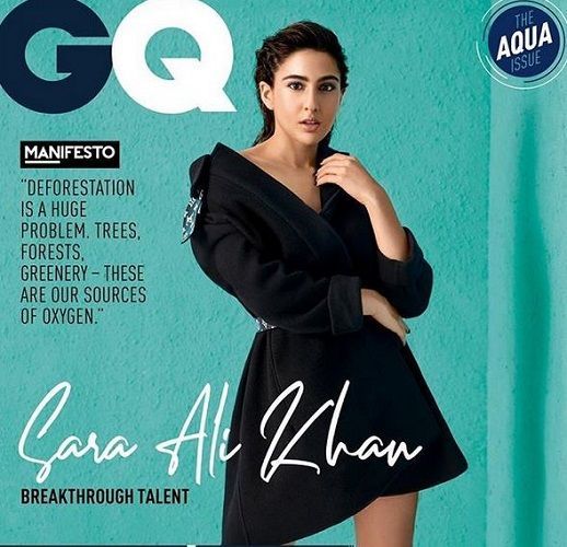 Sara Ali Khan Esillä GQ-lehdessä