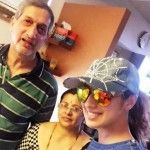 राय लक्ष्मी अपने माता-पिता के साथ