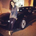 Sunny Leone Maserati Quattroporte