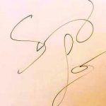 सनी लियोन के हस्ताक्षर