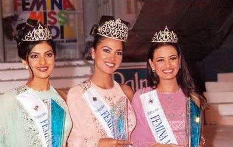 Dia Mirza at Femina Miss India Contest