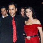 Preity Zinta med sin ældre bror Deepankar