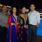 Divyanka Tripathi z rodziną