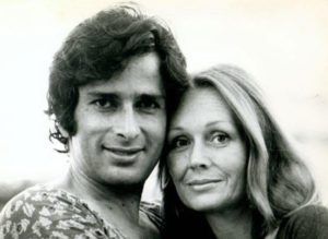 Дженифър Кендал със съпруга си Шаши Капур