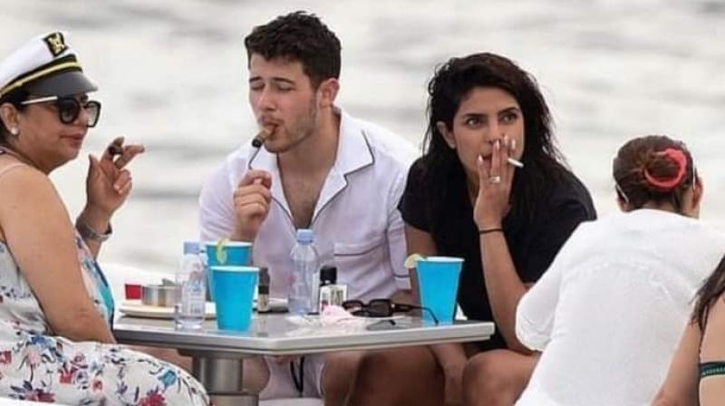 Priyanka Chopra rygning