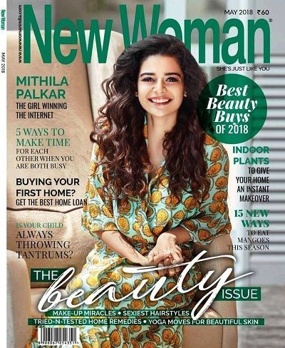 Mithila Palkar na naslovnici časopisa New Woman