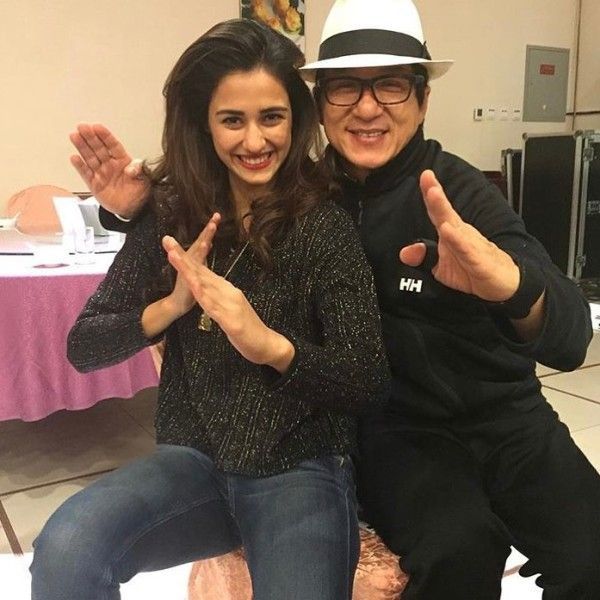 Disha Patani koos Jackie Chaniga