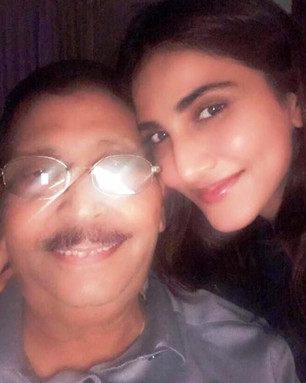 Vaani Kapoor avec son père