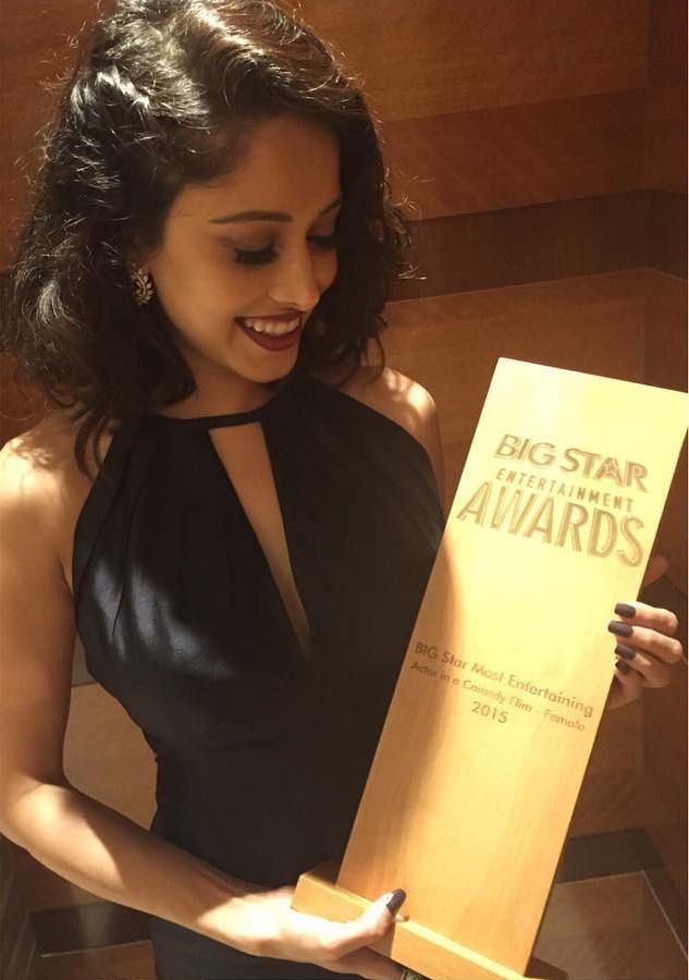 Nushrat Bharucha mit dem Big Star Entertainment Award