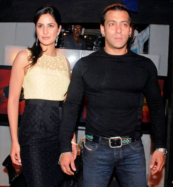 Katrina Kaif med ekskjæresten Salman Khan