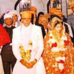 Richa Sharma ir Sanjay Dutt vedybų nuotrauka