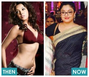Tanushree Dutta antes e agora