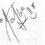 Alia Bhattin allekirjoitus
