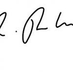 R.Rahmanin allekirjoitus