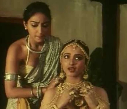   Anuradha Patel ve snímku z písně Mann Kyu Behka Re Bekhka