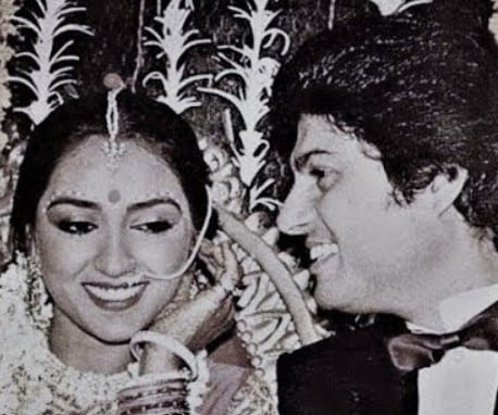   Anuradha Patel v její svatební den