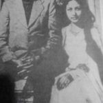 Meena Kumari mit ihrem Vater