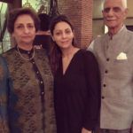 گوری خان اپنے والدین کے ساتھ