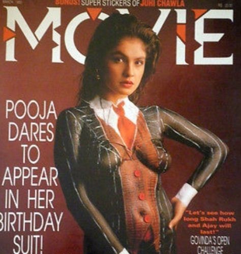 Pooja Bhatt xuất hiện trên bìa tạp chí với màu sơn toàn thân
