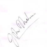   Johannes Aabraham's Signature