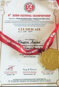 Aarav gewann Goldmedaille im Judo