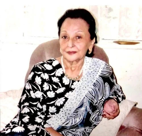  Anju Mahendra's mother