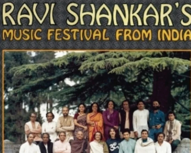   โปสเตอร์ของ Ravi Shankar's Music festival from India