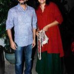 Vijay Krishna Acharya com sua esposa