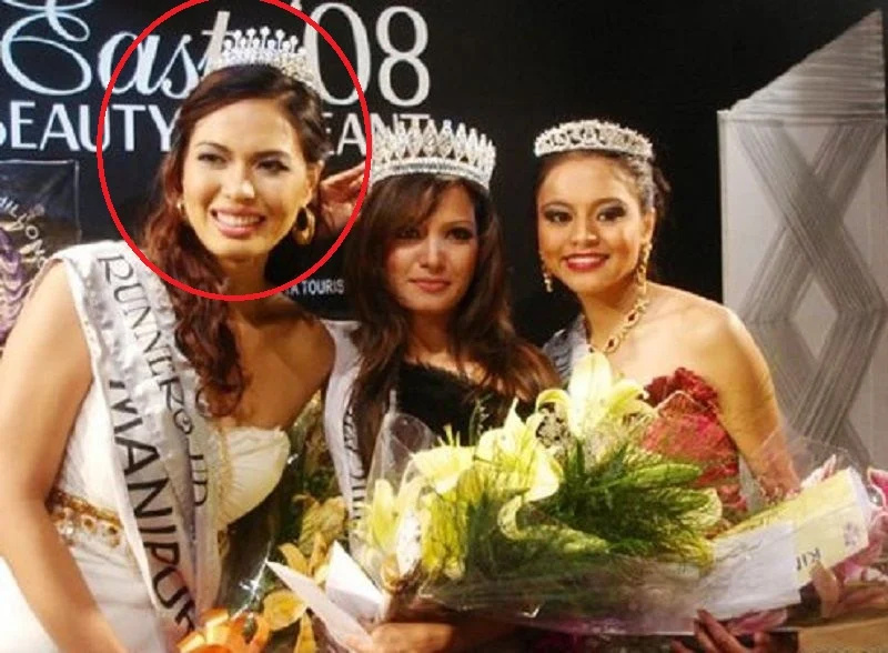   Lin Laishram Miss Kirde teise koha võitjana