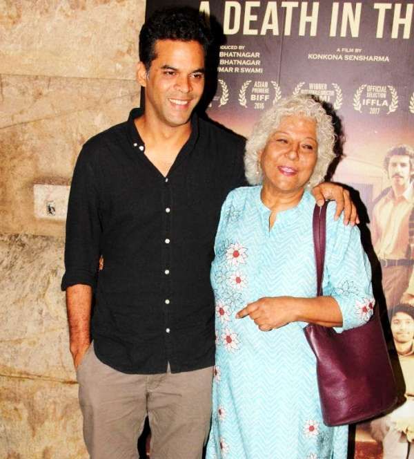 Vikramaditya Motwane bersama ibunya Dipa De Motwane