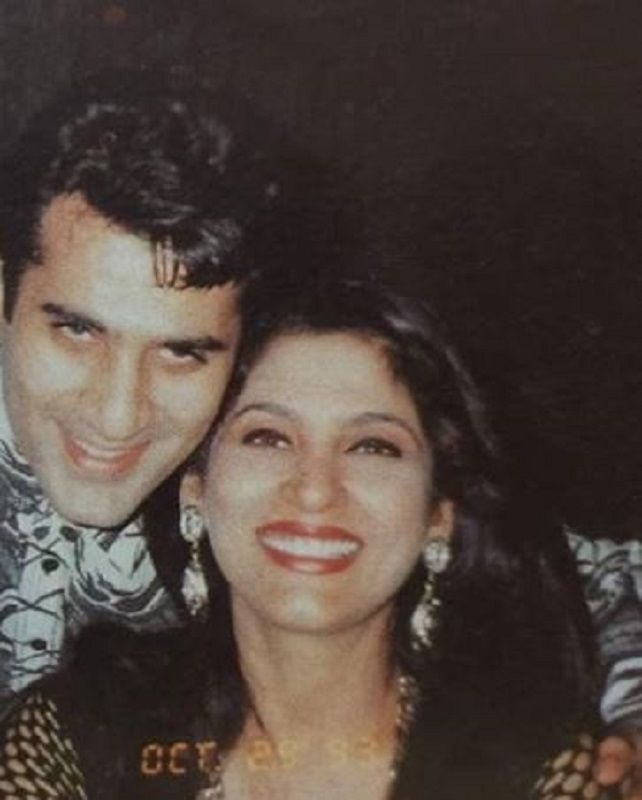 Parmeet Sethi e Archana Puran Singh em 1993