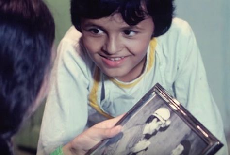 Sonu Nigam kao dijete glumac u Taqdeeru