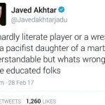 Javed Akhtarin lapset Farhan Akhtar ja hänen Zoya Akhtar