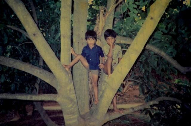 Fotografija iz djetinjstva Sandeep Vange i njegovog brata