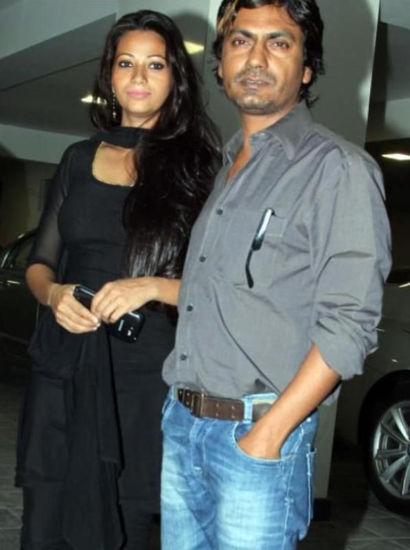 Anjali Kishor Pandey com o marido