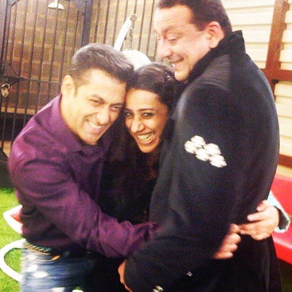 Ashvini Yardi med Salman Khan og Sanjay Dutt