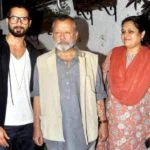   Shahid Kapoor Isänsä ja Äitipuolensa kanssa