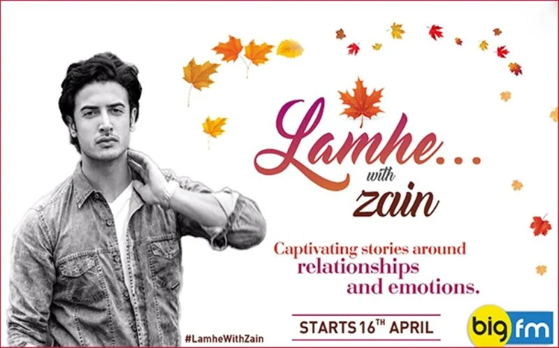   Plakat audycji BIG FM,'Lamhe with Zain