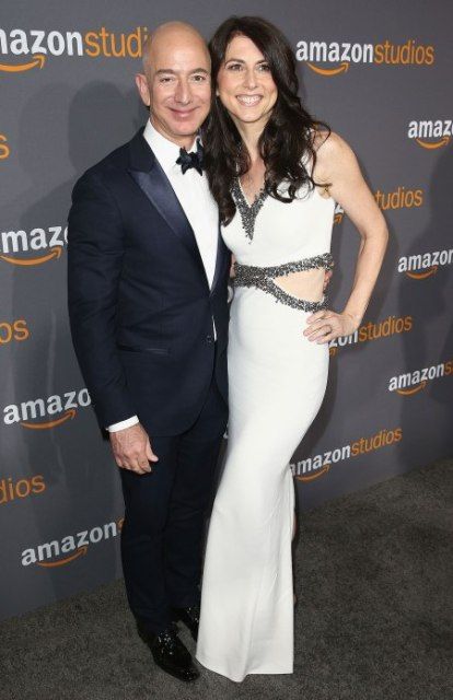 Jeff Bezos mit seiner Ex-Frau