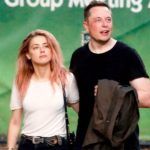 Elon Musk avec son ex-petite amie, Amber Heard