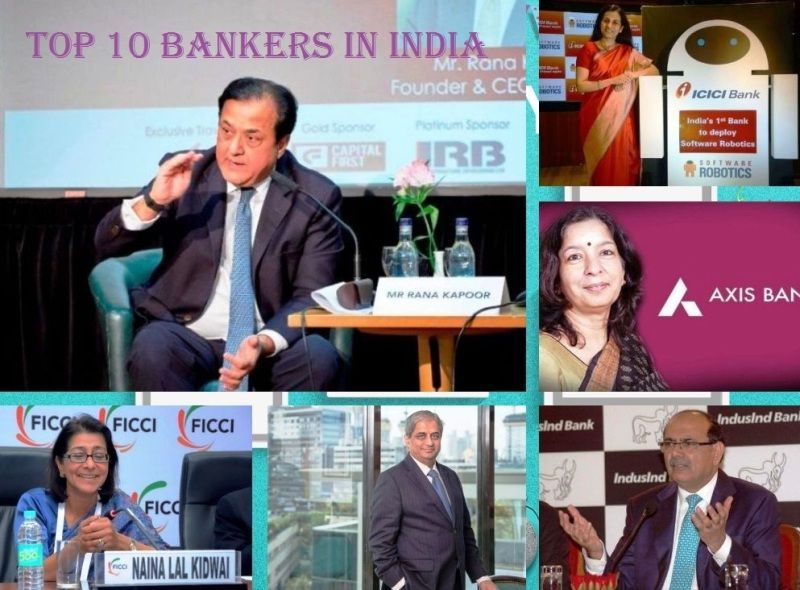 भारत में शीर्ष 10 बैंकर (2018)
