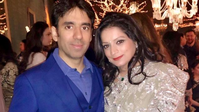 Deepak Mehra avec sa femme