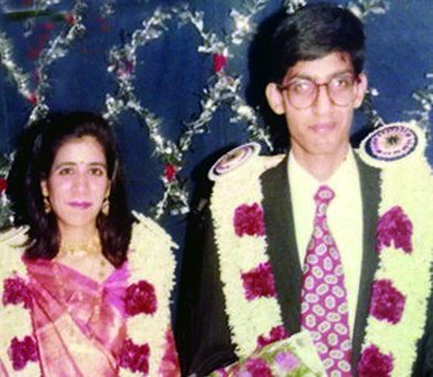 Ægteskabsfoto af Sundar pichai