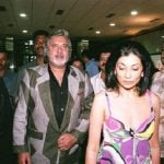   Vijay Mallya ar savu pašreizējo sievu Rekha Mallya
