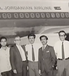   Naresh Kumar als Regional General Manager der Royal Jordanian Airlines