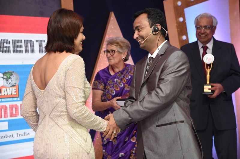 Devita Saraf trước khi nhận giải thưởng Nữ doanh nhân của năm