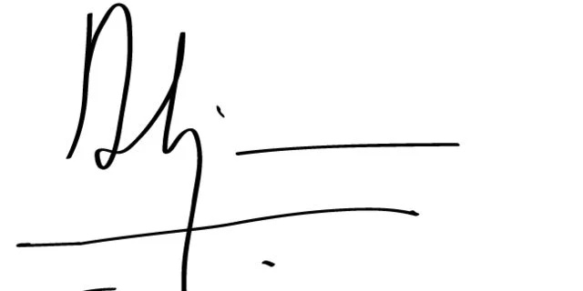   Sundar Pichai's signature
