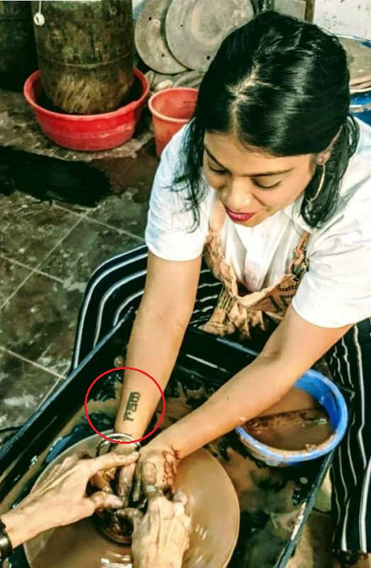  Ankita Bansal's tattoo