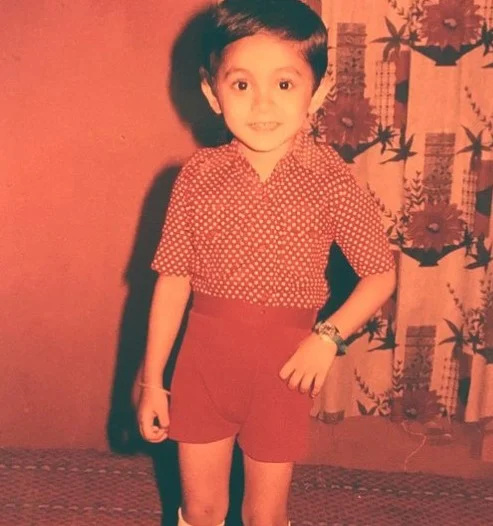   Obrázek Abhishek Ray z dětství