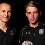 Sam Curran met zijn broer Tom Curran